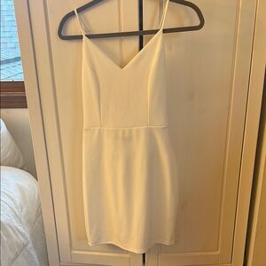 Elegant White Spaghetti Strap Dress- brand new by Blue Brush never worn